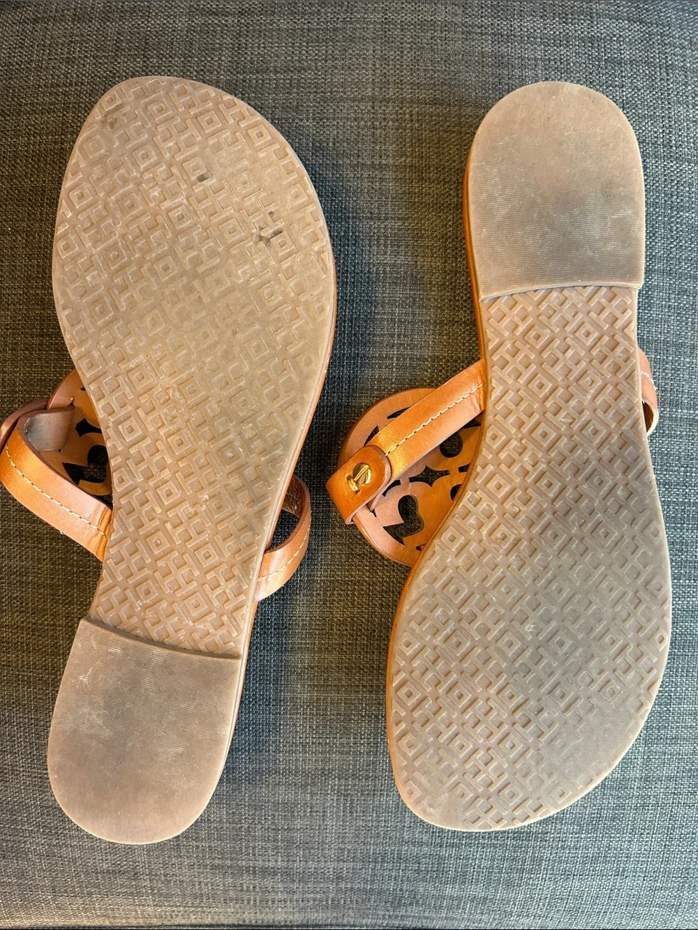 Tory Burch Miller Flip Flop in Vintage Vachetta Size 8.5